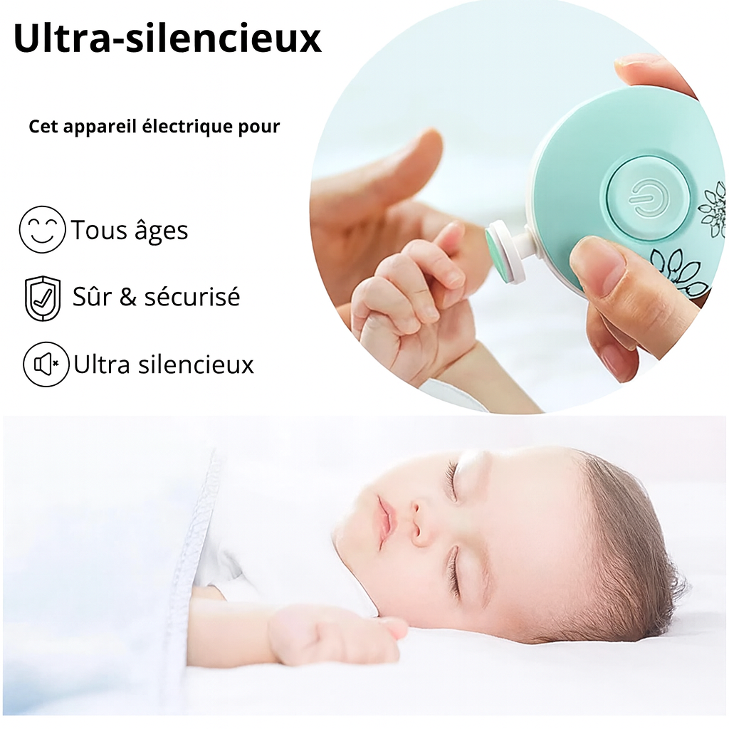 Coupe-ongles électrique pour bébé