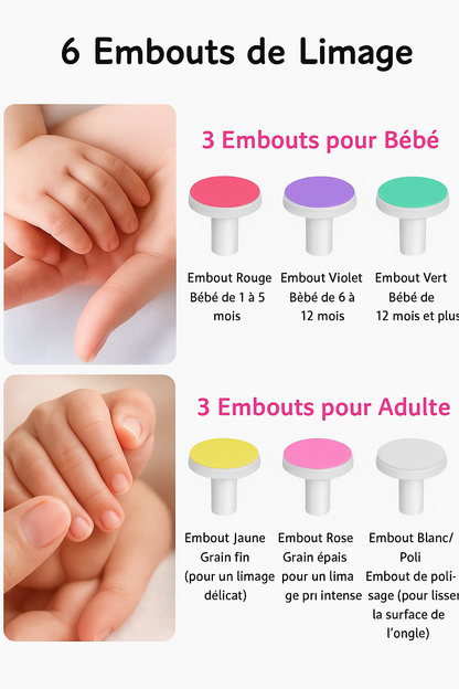 Coupe-ongles électrique pour bébé
